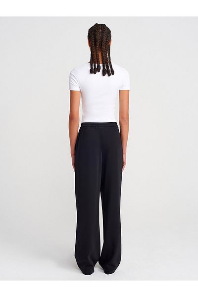 Dilvin 71647 Pajama Pants-Black
