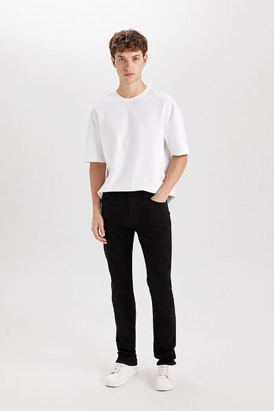 DeFacto Τζιν παντελόνι Sergio Regular Fit - Normal Waist, Pipe Leg C6024AX24SM