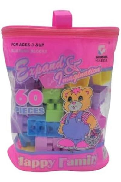 Generic 60 Pieces Building Blocks - 3 Years & Above