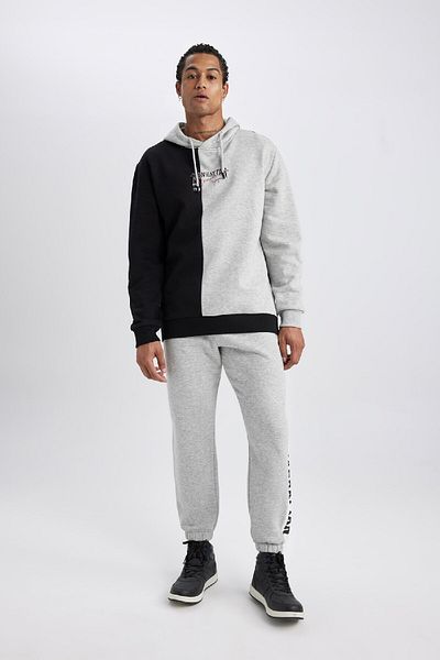 DeFacto Φούτερ Jogger Standard Fit - Διπλή τσέπη και εμπριμέ ελαστικό πόδι B4488ax24sp