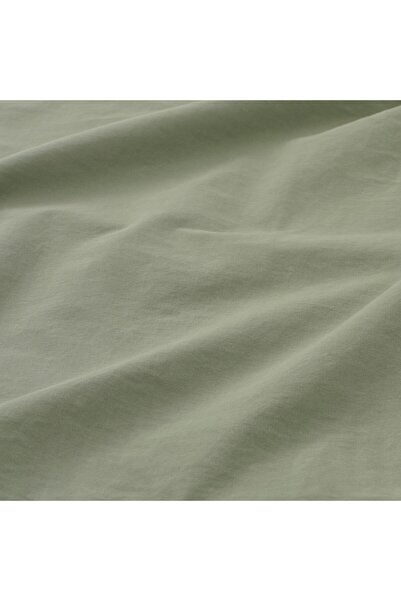 IKEA ÄNGSLILJA Pillowcase, grey-green, 50 x 80 cm