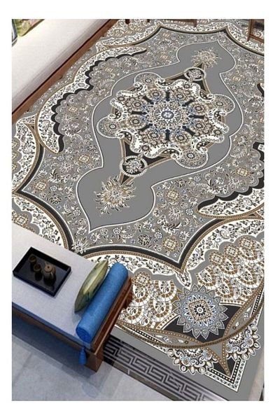 smart home Ceramic carpets, excellent velvet rug, padded and soft to the touch, with beautiful 3D patterns