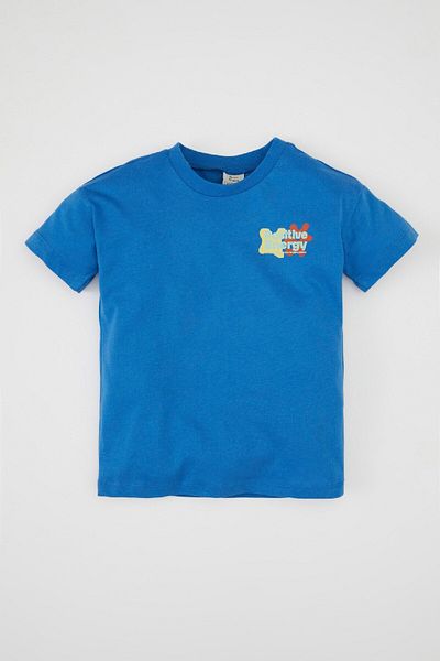 DeFacto Tricou imprimat cu gât crew pentru bebeluși - mânecă scurtă D3854a524sm