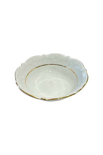 Porland Gold Gilded Queen 14cm Bowl Set of 6