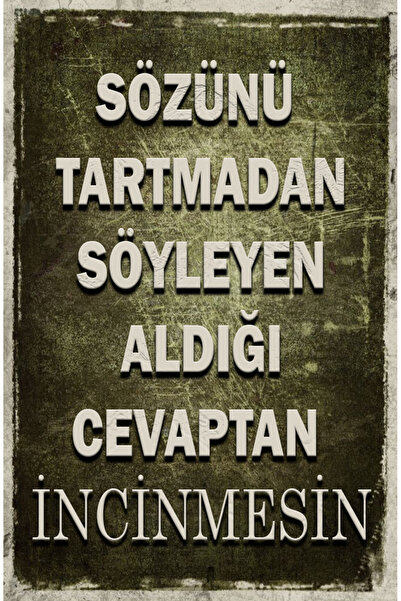 tablohouse Ahşap Poster "Retro Ahşap Poster" Mobilya
