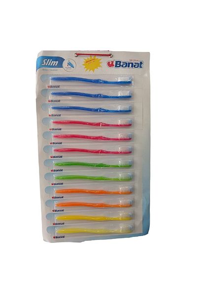 Banat Polyester bristle ladder toothbrush clips - 503869 (12pcs)