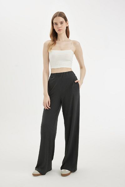 DeFacto Φαρδύ πόδι - Fit Wide Leg Modal Sweatpants C0493ax24sm