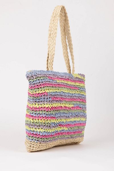 DeFacto Baguette-Tasche aus Stroh für Damen - B9033axns