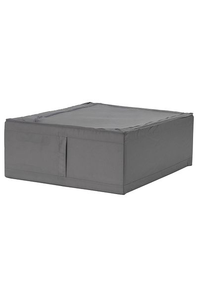 IKEA حقيبة تخزين SKUBB، رمادي غامق، 43x53x19 سم