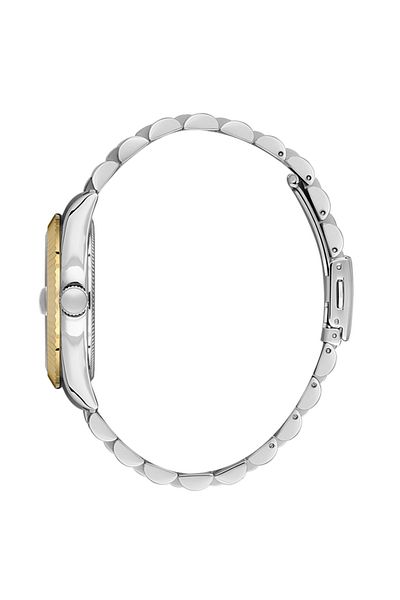 Daniel Klein Dke.1.10772-6 Steel Case White Dial Multicolor Band 3 Atm Battery Men's Wristwatch