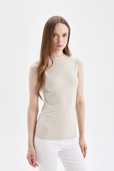 DeFacto Short Sleeve Crew Neck Tunic - D4039AXNS