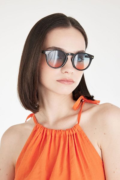 DeFacto Women's Round Sunglasses - D0887AXNS