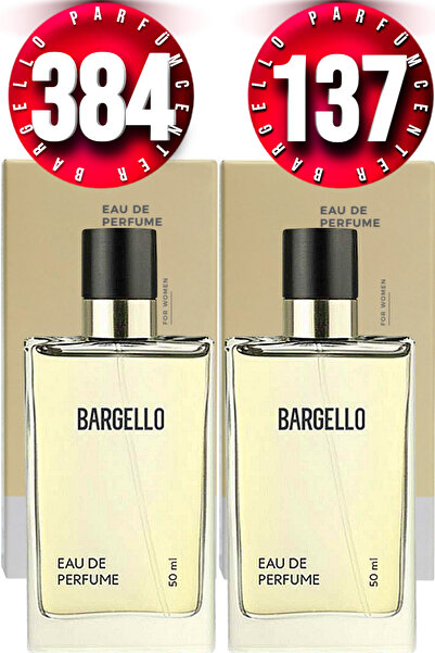 Bargello Parfüm 384 Kadın Parfüm Floral 50 Ml EDP + Bargello 137 Kadın Parfüm...