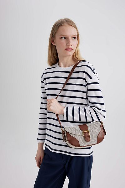 DeFacto Canvas Women's Shoulder Bag - C1187axns