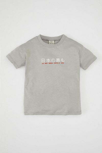 DeFacto Baby Boy Short Sleeve Crew Neck T-Shirt D3827A524Sm