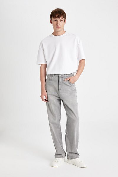 DeFacto Wide Leg Baggy Jeans - D4464AX24HS