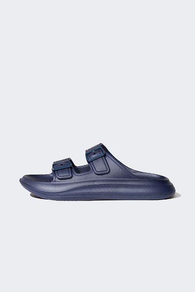DeFacto Herren-Slipper aus Eva D4280AX24HS – flache Sohle, doppelt gerippt