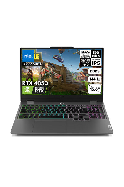 LENOVO LOQ i7-13650HX 16GB 1 TBSSD RTX4050 (6GB-105W) 15.6" FHD Windows 11 Ho...