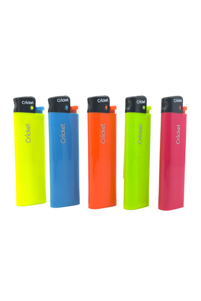 Cricket Renkli Boy - Original Taşlı Çakmak 5'li SET