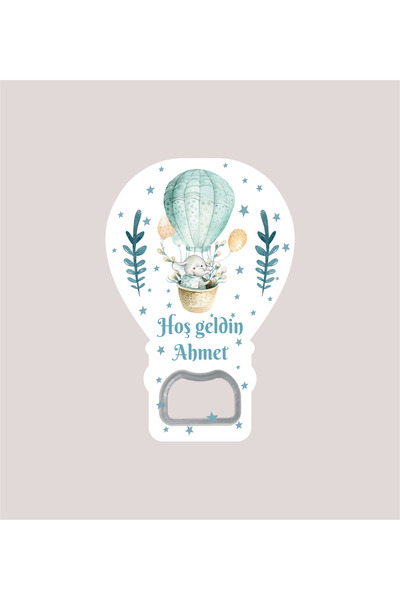 WMTasarim مغناطيس فتاحة على شكل فيل بالون طائر، مغناطيس للأطفال (مع هدية حزمة...