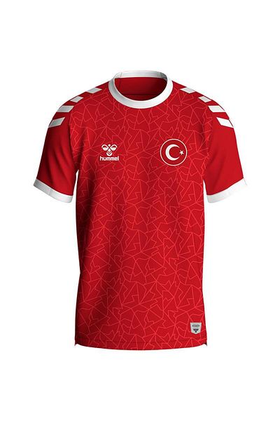 hummel تي شيرت تدريب المنتخب الوطني من دريم باللون الأحمر