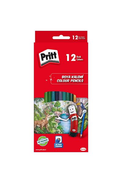 Pritt Kuruboya 12 Color Pack