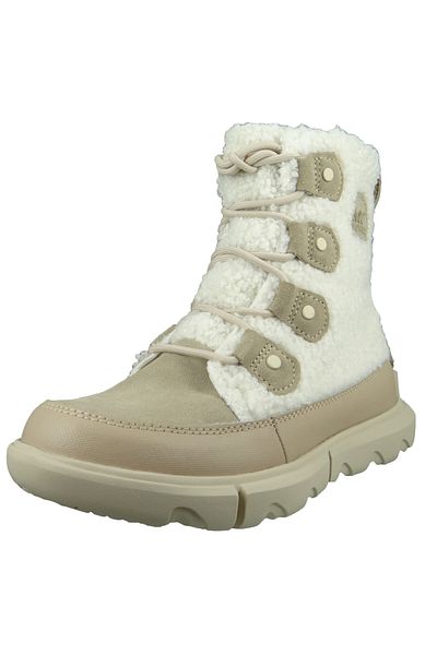 Sorel Damen sportliche Stiefelette Explorer II Joan Cozy 1959361 Grau 271 Ancient Fossil Leder