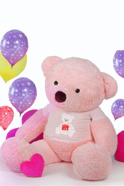 Pandamkee 180 Cm Tişörtlü Tatlım Peluş Ayıcık (%100 Yerli)