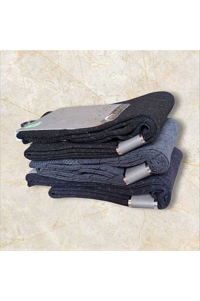 Beylice Seamless Stylish Patterned Bamboo Men's Socks 3 Pairs