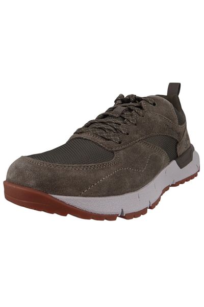 Timberland Herren Low Sneaker Voyager Park Low Top Tb0a6dteeq6 Grün Dark Green Leder