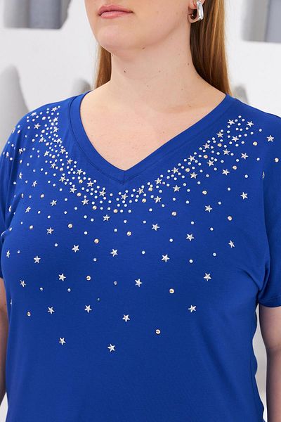 RMG Oversized T-Shirt - Star Stone Print