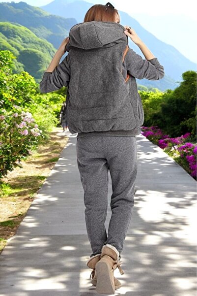 Toridas Kışlık Rahat Üçlü Eşofman Takımı