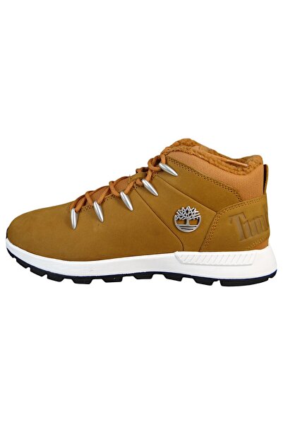 Timberland Herren Mid Sneaker Winterschuhe Sprint Trekker Mid Gefüttert Tb0a69fm643 Braun Rust Leder Mit Auße