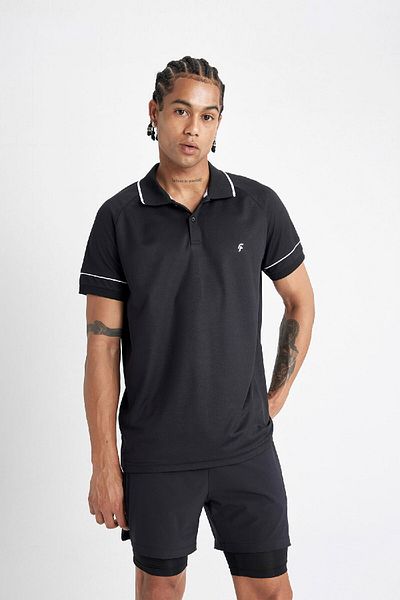 DeFacto DeFactoFit Slim Fit Sportsman - Piqué-Poloshirt mit kurzen Ärmeln D5008AX24HS