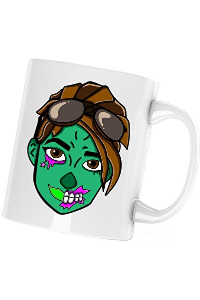 OEM Cana albă personalizată „Fortnite Ghoul Trooper”, INOVATIX®. 330 ml