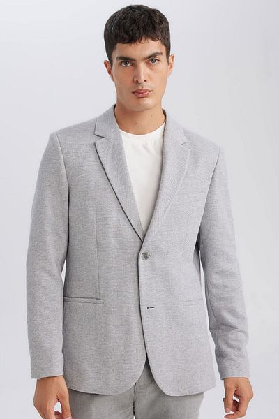 DeFacto Slim Fit Slim Fit με επένδυση με κουμπιά Blazer Jacket N0503az24au