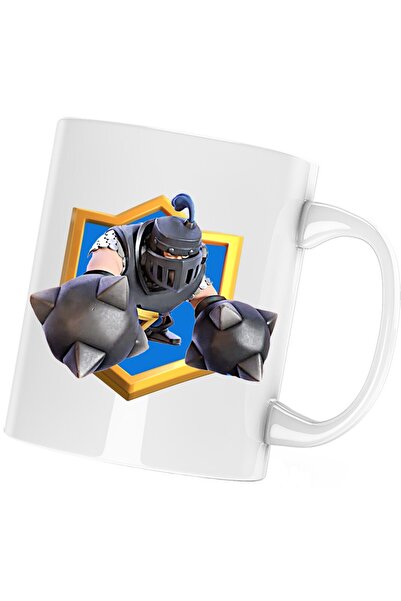 OEM Cana albă personalizată „Mega Knight Clash Royale Clans”, INOVATIX®. 330 ml