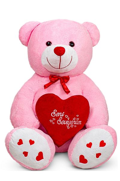 Pandamkee 140 Cm Giant Bobo I Love You Special for Heart Lover