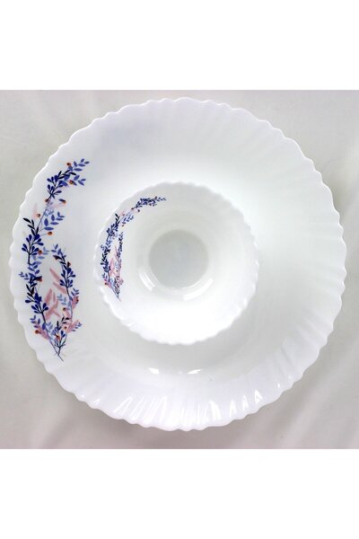 Melrich 28 Pcs Opal ware Dinnerware set Dinner, Salad, Dessert, Soup, Bowls, Plates