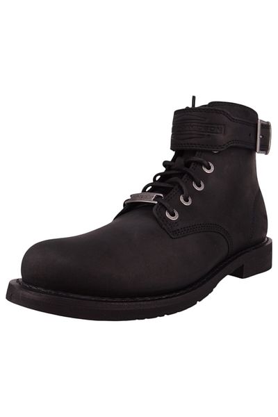 Harley Davidson Herren Bikerboots Stiefel Vntgmoto Short D97311 Schwarz Black Leder