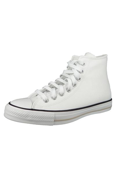 converse Herren High Sneaker Chuck Taylor All Star 170861C Weiß White Red Bark String Leder