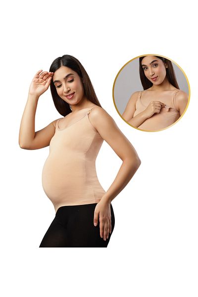 Tummy Combo Pack of Nursing Vest and High Waist Maternity Panty