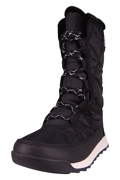 Sorel Damen Stiefel Stiefel Winterschuhe Whitney II Plus Tall Lace WP 2088261 Schwarz 010 Black Sea Salt
