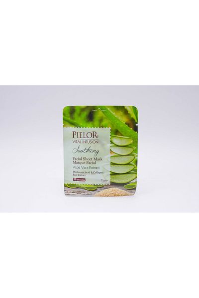 Pielor Hammam El Hana PIELOR VITAL INFUSION FACIAL SHEET MASK 25ML SOOTHING - ALOE VERA