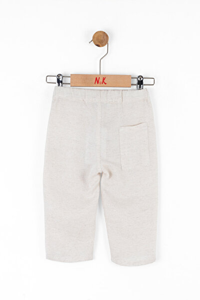 nk kids Pamuklu Rahat Kalıp Günlük Cepli Esnek Belli Mevsimlik Hafif Erkek Çocuk Pantolon