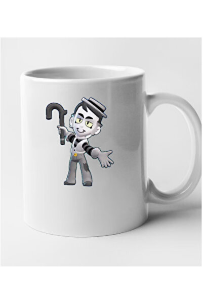 OEM Cana albă personalizată Brawl Star - Gri, INOVATIX®. 330 ml