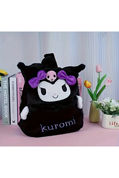 So Iconic Geantă/Rucsac de pluș Sanrio Kuromi