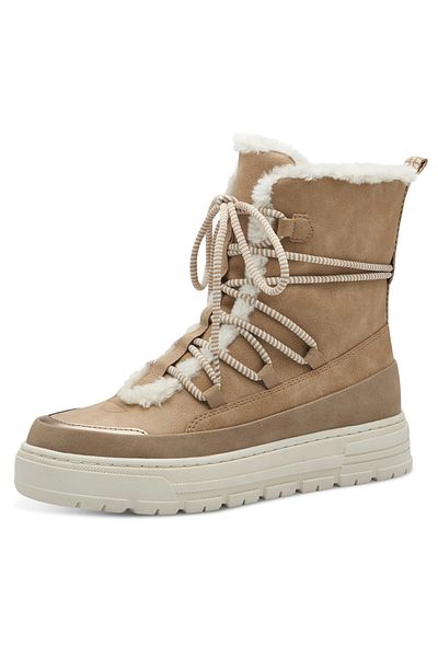 Marco Tozzi Damen Elegante Stiefelette Warm gefüttert 2-26295-43 Braun 344 Taupe Comb
