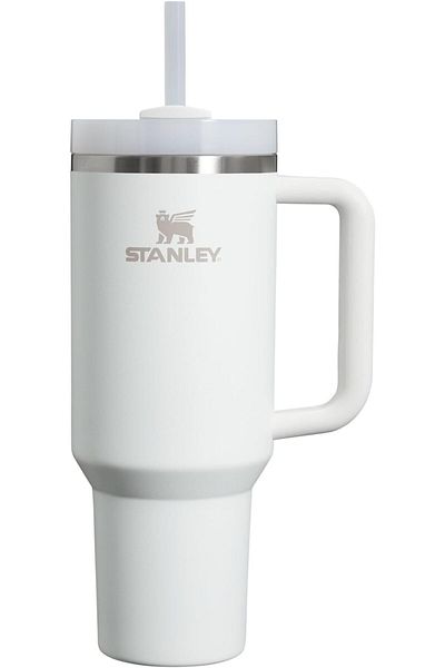Stanley Quencher 1.18 lt Ice White Thermos Cup with Straw