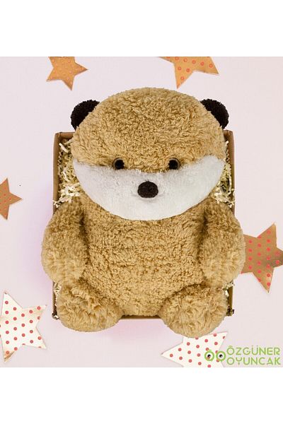 Özgüner Oyuncak Pababo Gift Boxed Puck Dog Plush Toy